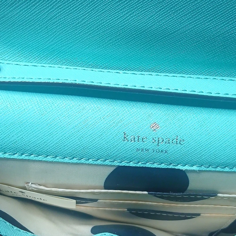 Kate‎ Spade Light Blue Slim Envelope Crossbody Bag